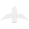 Ekena Millwork Bellingham Architectural Grade PVC Gable Bracket, 36"W x 18"H x 4"D x 6"F, 12/12 Pitch GBP036X18X0406BEL00 - alternate 5